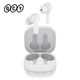T13 Bluetooth Headphone V5.1 Wireless TWS Earphone Touch Control Earbuds 4 Microphones ENC HD Call Headset Customizing APP (Color: T13 White, Ships From: China)